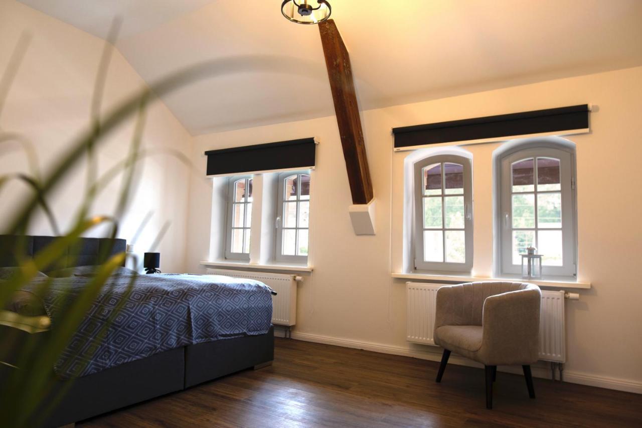 Ferienwohnung Im Bahnhof Luegde 외부 사진