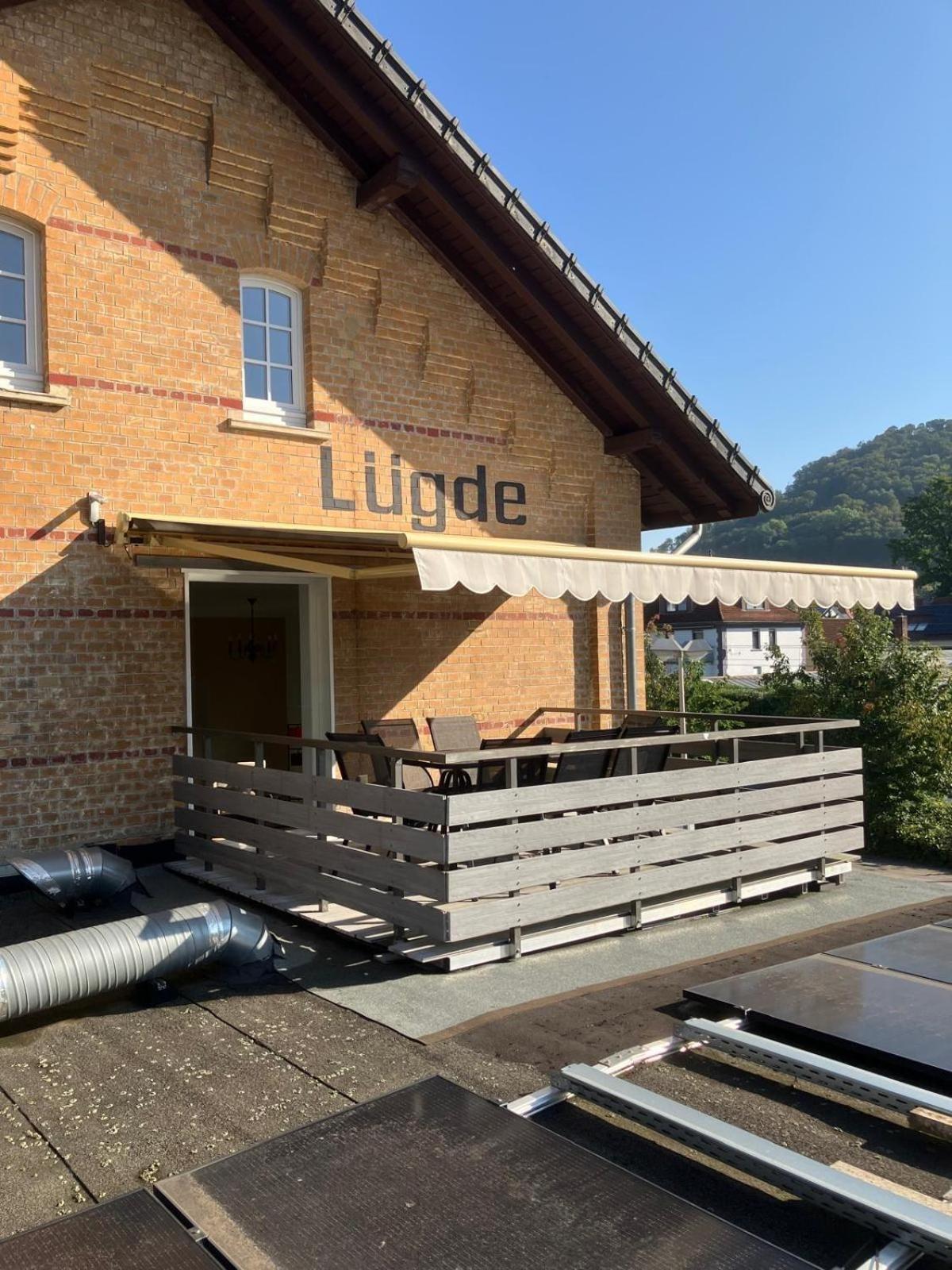 Ferienwohnung Im Bahnhof Luegde 외부 사진