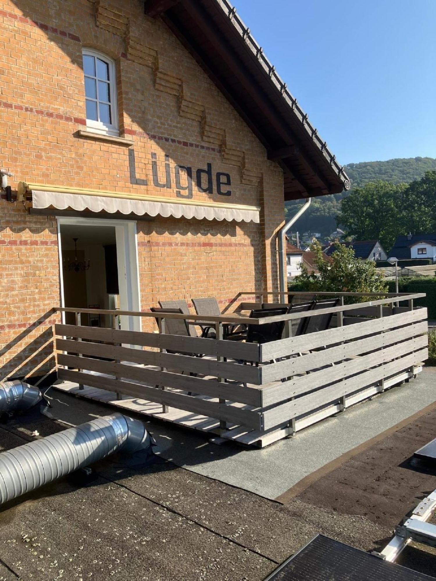 Ferienwohnung Im Bahnhof Luegde 외부 사진